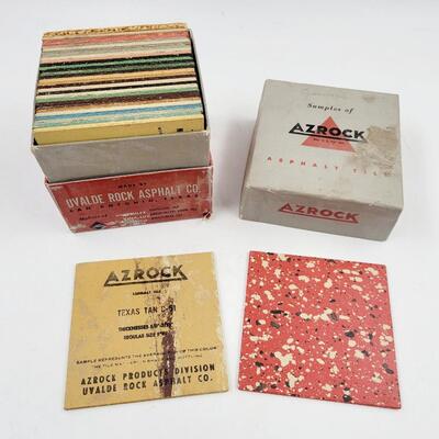 VINTAGE AZ ROCK TILE SAMPLE BOX