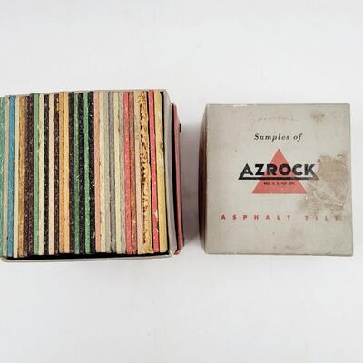VINTAGE AZ ROCK TILE SAMPLE BOX