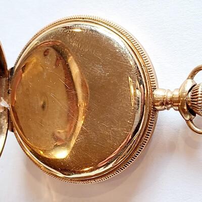 Lot J2: Ladies Elgin Pocket Watch in 14kt Keystone Case