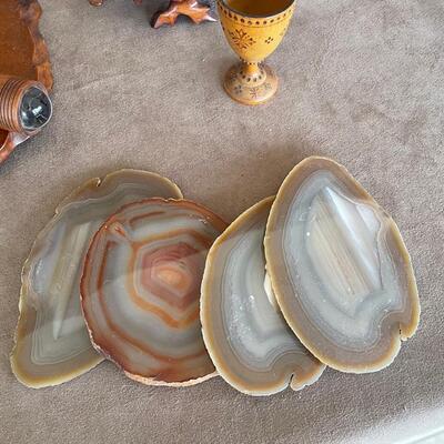 Lot 41. Cool Vintage Collectibles -- Wood and Stone