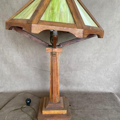 Lot 47. Craftsman Style Table Lamp
