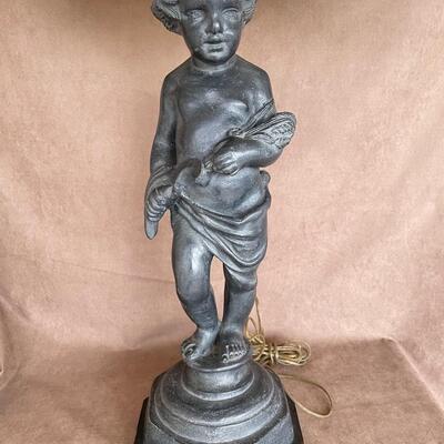 Lot 48. Cherub Table Lamp