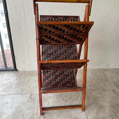Lot 54. Wooden Magazine Rack