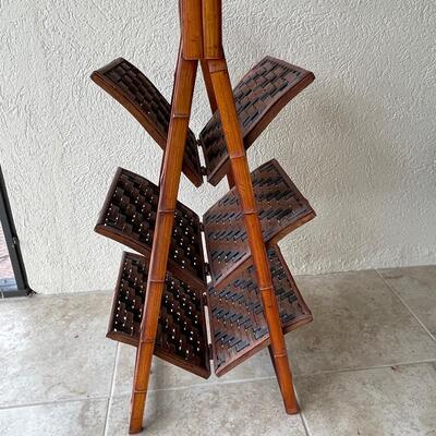 Lot 54. Wooden Magazine Rack