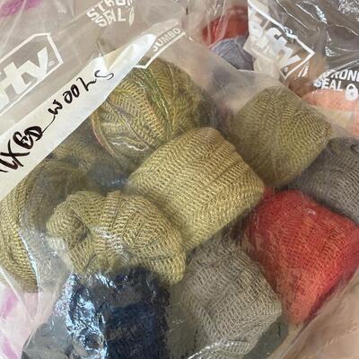 Lot 65. Large Bin of Yarn