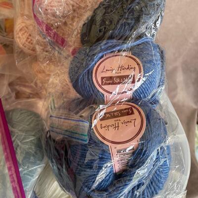 Lot 66. Large Bin of Yarn