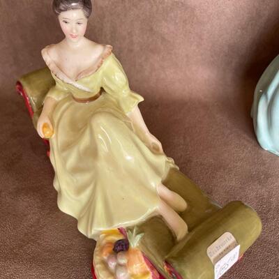 Lot 73  Two Royal Doulton Figurines