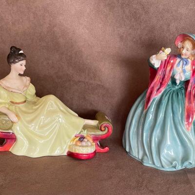 Lot 73  Two Royal Doulton Figurines
