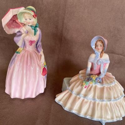 Lot 76. Two Royal Doulton Figurines