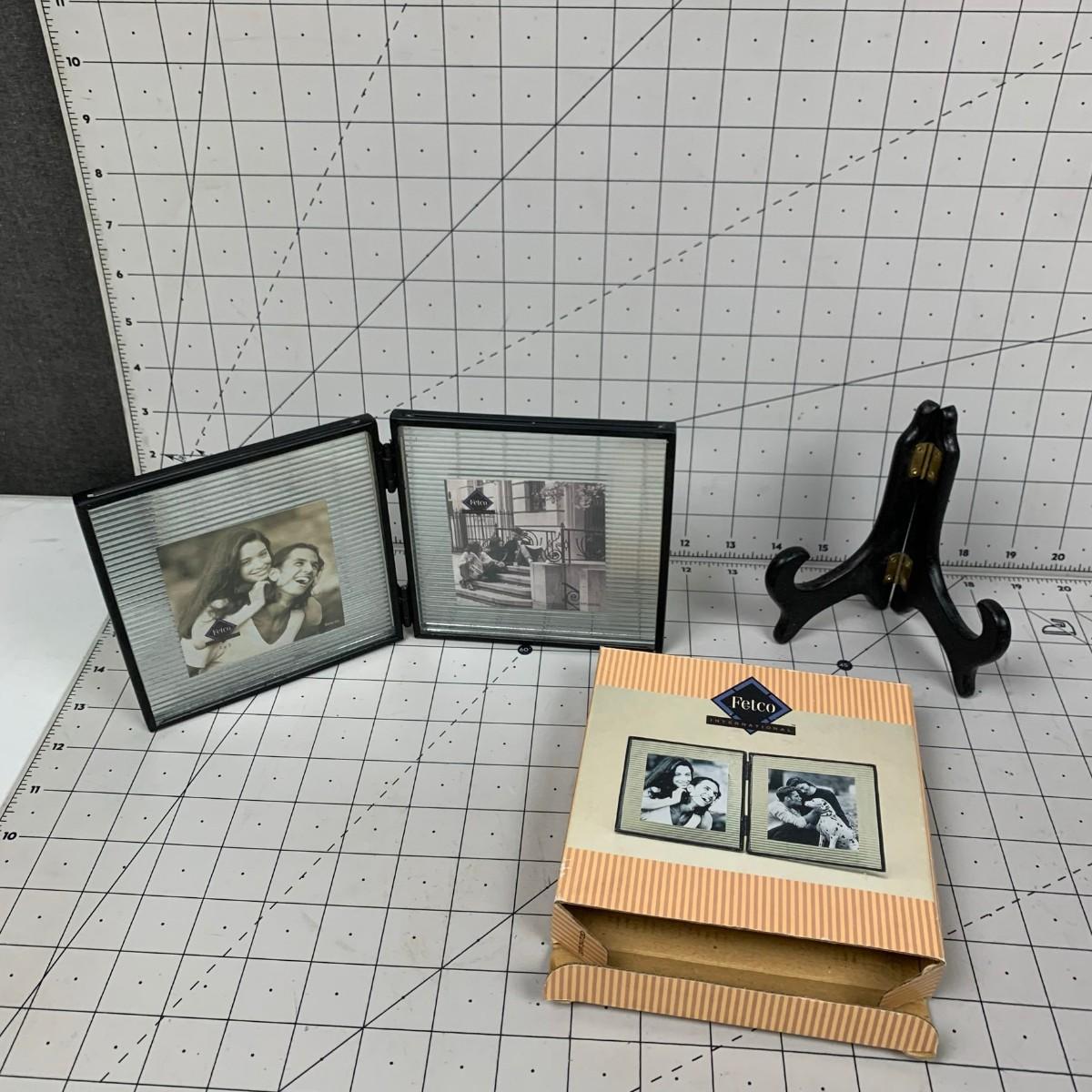 195 Fetco Picture Frame & Stand