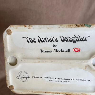 Lot 90 Norman Rockwell "The Artist's Daughter"