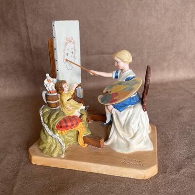 Lot 90 Norman Rockwell "The Artist's Daughter"