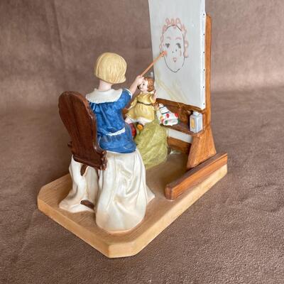 Lot 90 Norman Rockwell "The Artist's Daughter"