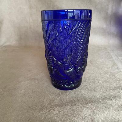 Lot 93. Vintage Cobalt Glass