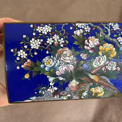 Lot 95. Antique Cloisonne Box
