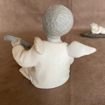 Lot 101. Lladro Matte Finish "Angel Negro"