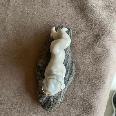 Lot 101. Lladro Matte Finish "Angel Negro"