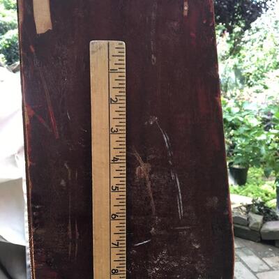 Vintage Mid Century Headboard with Shelf Storage Full size