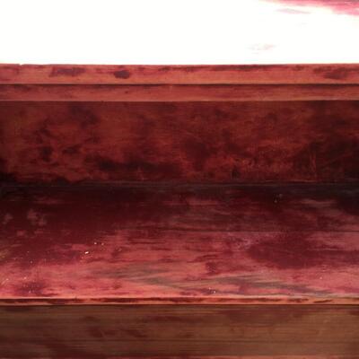 Vintage Mid Century Headboard with Shelf Storage Full size