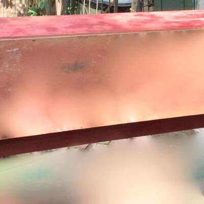 Vintage Mid Century Headboard with Shelf Storage Full size