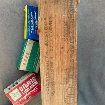 Lot 9  Vintage Swingline Stapler and Measuring Tape