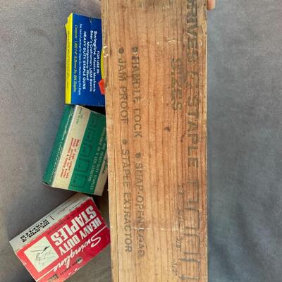 Lot 9  Vintage Swingline Stapler and Measuring Tape