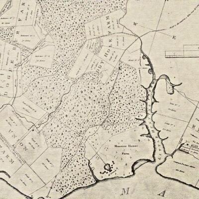 Art Work 2 Prints on Canvas Early American Maps
