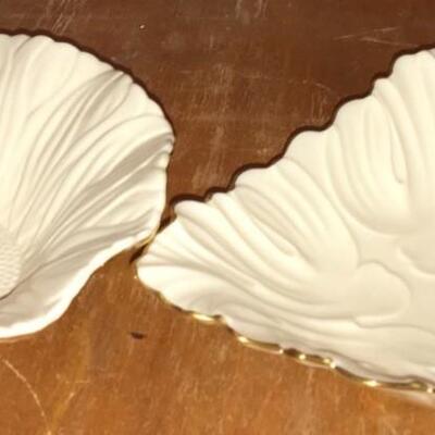 2 Lenox Dishes, trinket, candy, keys, dresser