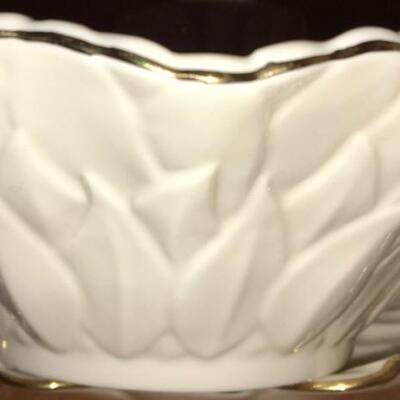 2 Lenox Dishes, trinket, candy, keys, dresser