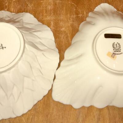 2 Lenox Dishes, trinket, candy, keys, dresser