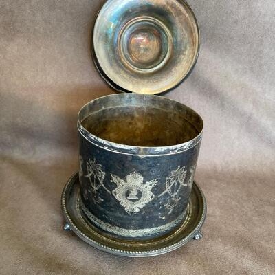 Lot 112. Antique Glass and Metal