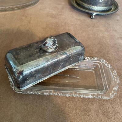 Lot 112. Antique Glass and Metal