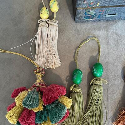 Lot 113. Vintage Tassels and Box
