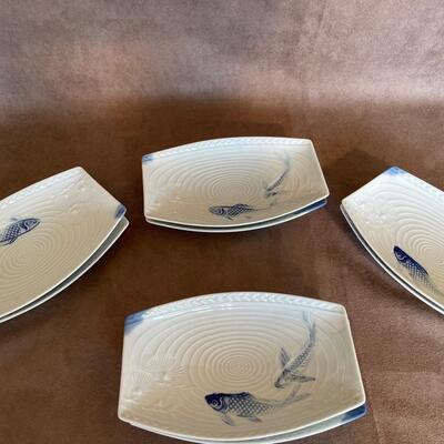 Lot 115. Set of Asian-themed Small Plates