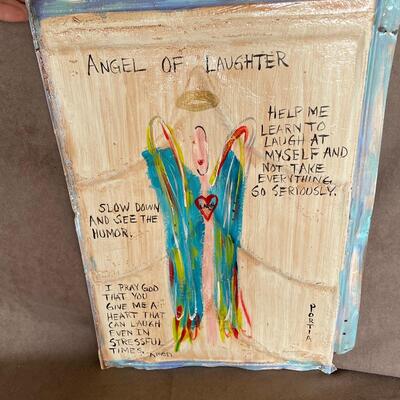 Lot 122. Original Painting on Metal