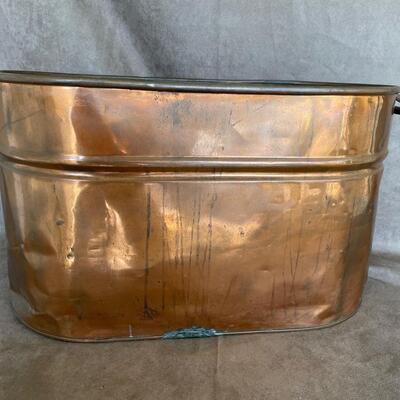 Lot 123. Antique Copper Tub