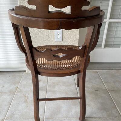 Lot 130  Antique Cane Chair