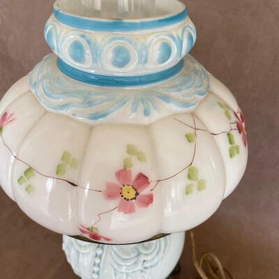 Lot 132. Antique Glass Lamp
