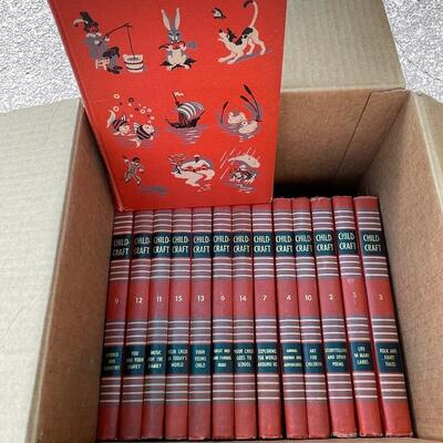 Lot 26  Vintage Childcraft Book Collection 14 of 15 Volumes