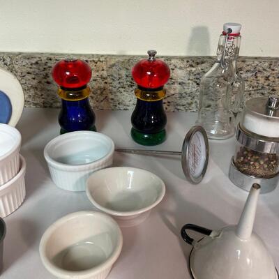 Lot 137.  Assortment of Kitchen Misc