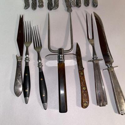 Lot 141. Misc Vintage Flatware and Misc