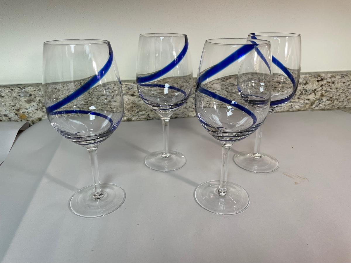 Lot 154. Fancy Wine Goblets