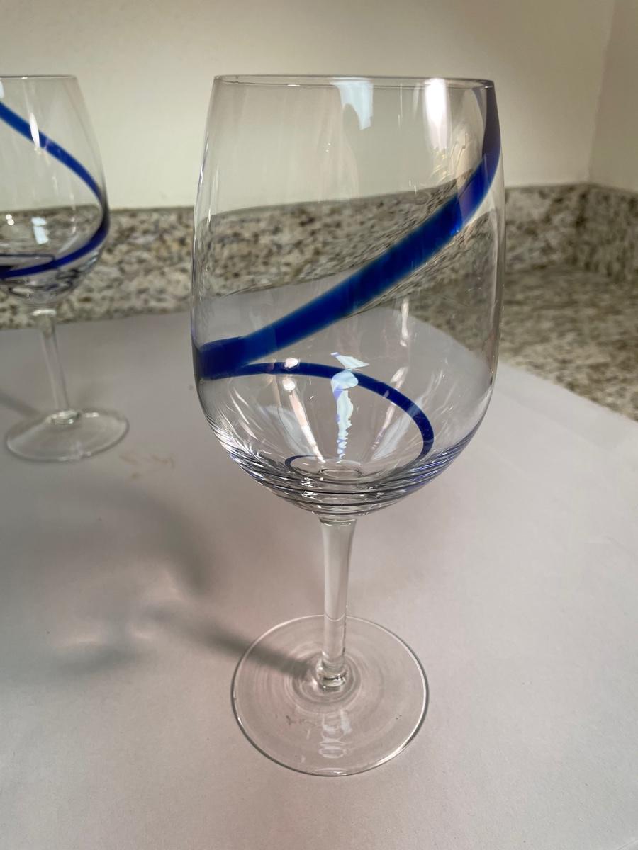 Lot 154. Fancy Wine Goblets