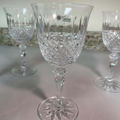 Lot 158. Irish Crystal goblets