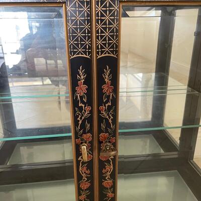 Lot 167. Vintage Chinoiserie Curio Cabinet