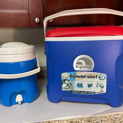 Lot 168. Pair of Igloo Cooler