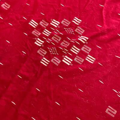 Lot 174  Red Wool Blanket/Throw/Rug