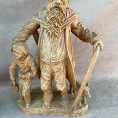Lot 34  Two Unique Wooden Carvings