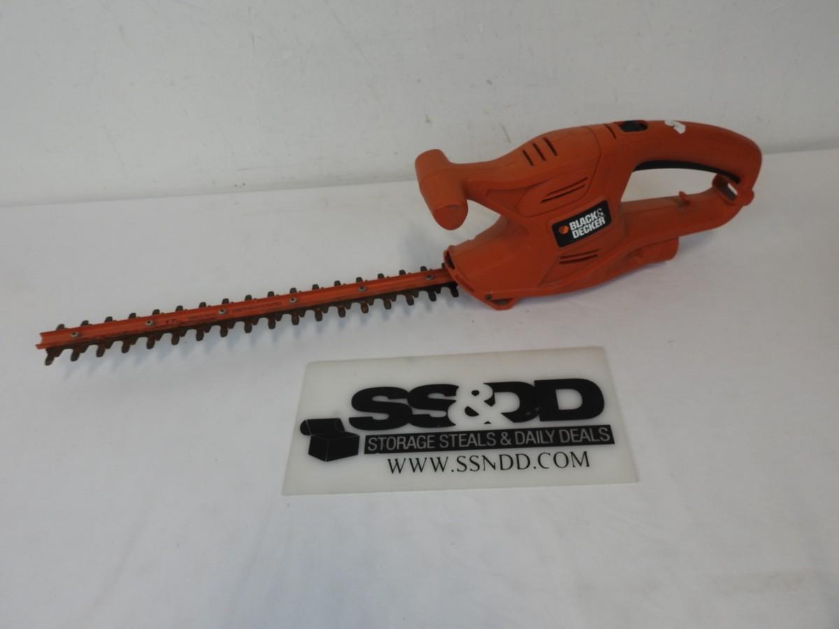 Electric Hedge Trimmer 17-Inch, BLACK+DECKER