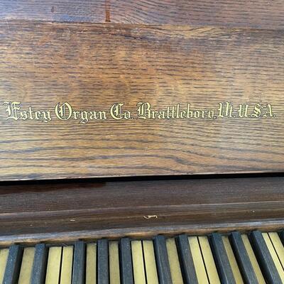 Lot 173. Antique Miniature Piano and Stool